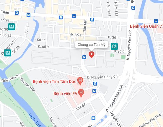 Vị Trí Vàng Dự Án Chung Cư Tân Mỹ