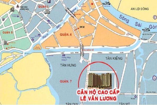 Vị trí căn hộ Hoàng Anh Gia Lai 1