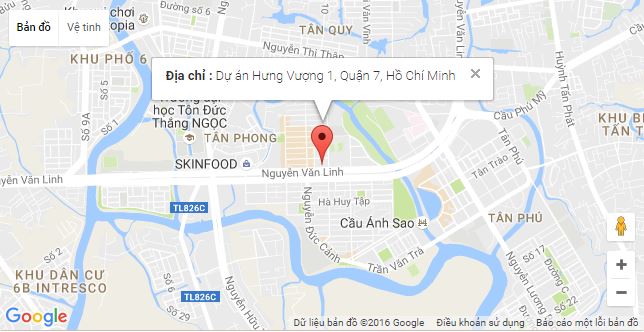 Vị trí dự án Hưng Vượng 1